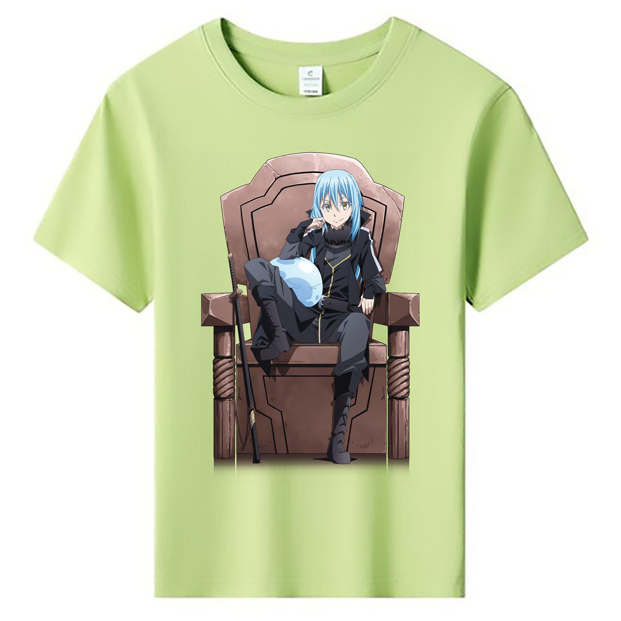 （画像用） 転スラ Regarding Reincarnated to Slime 綿100％キッズTシャツ（フロントプリント）